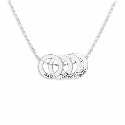 Intertwined Hoop Necklace