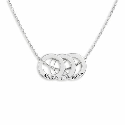 Intertwined Hoop Necklace