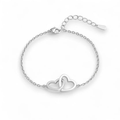 Two Hearts Bracelet