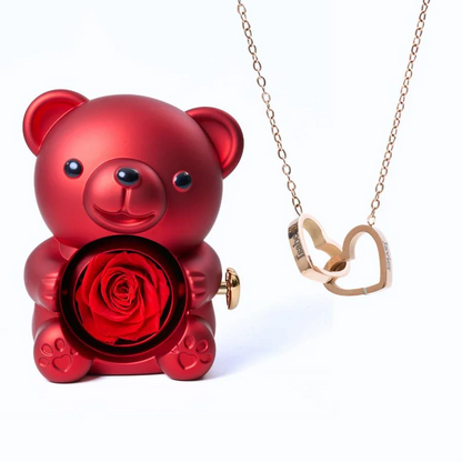 Eternal Bear & Personalized Necklace