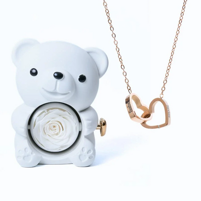Eternal Bear & Personalized Necklace