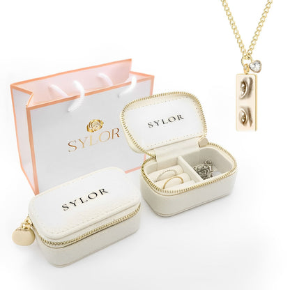 Coffret à bijoux cadeau et collier personnalisé