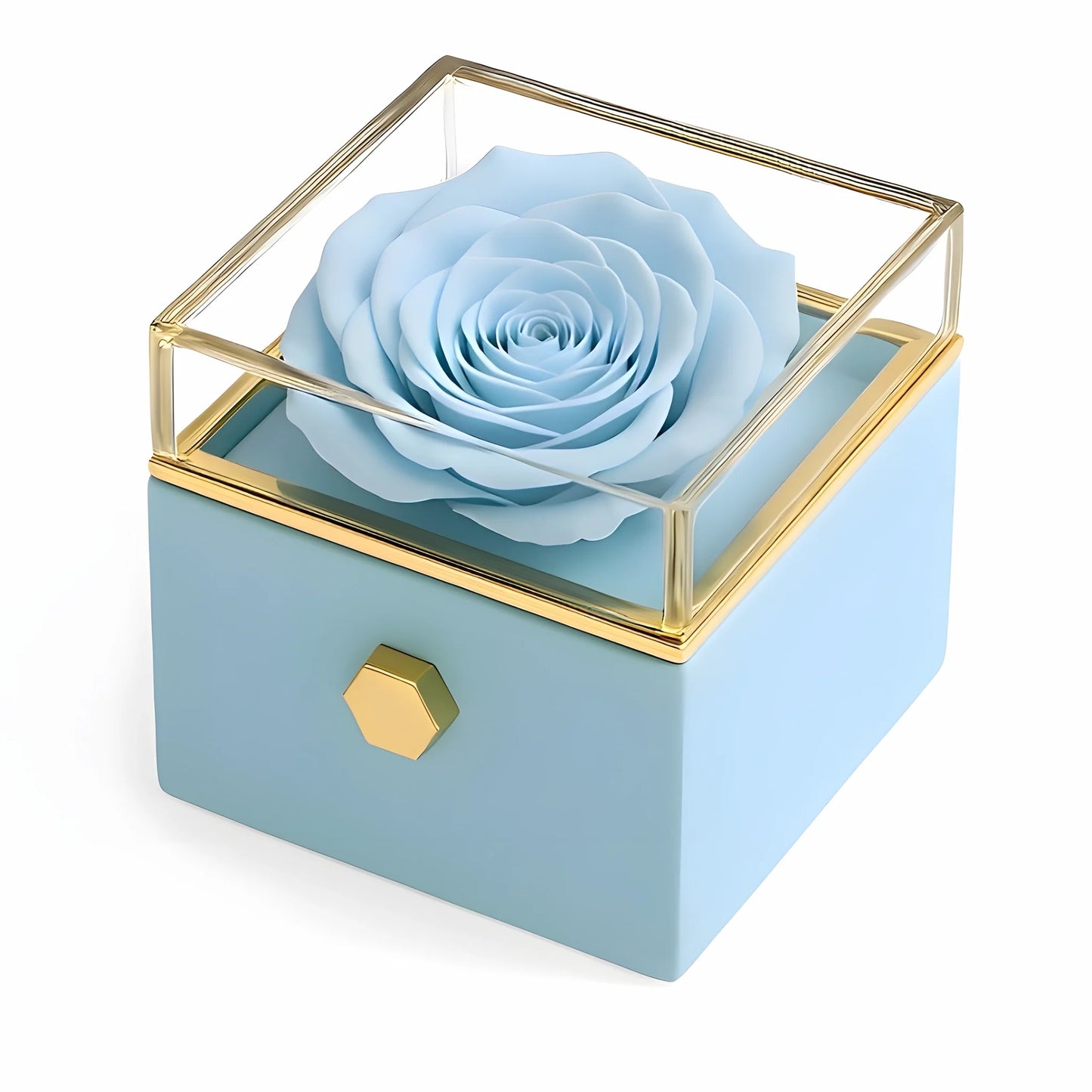 Coffret Roses Véritables &amp; Bracelet Diora