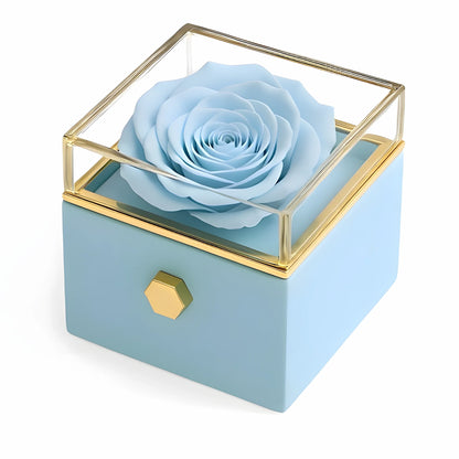 Coffret Roses Véritables &amp; Bracelet Diora