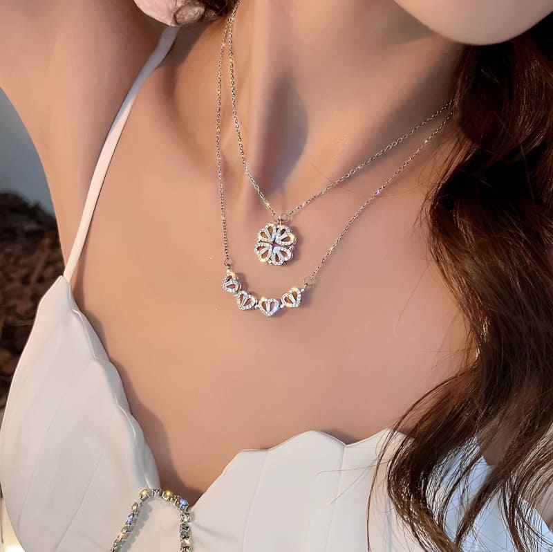 Clover of Hearts Necklace