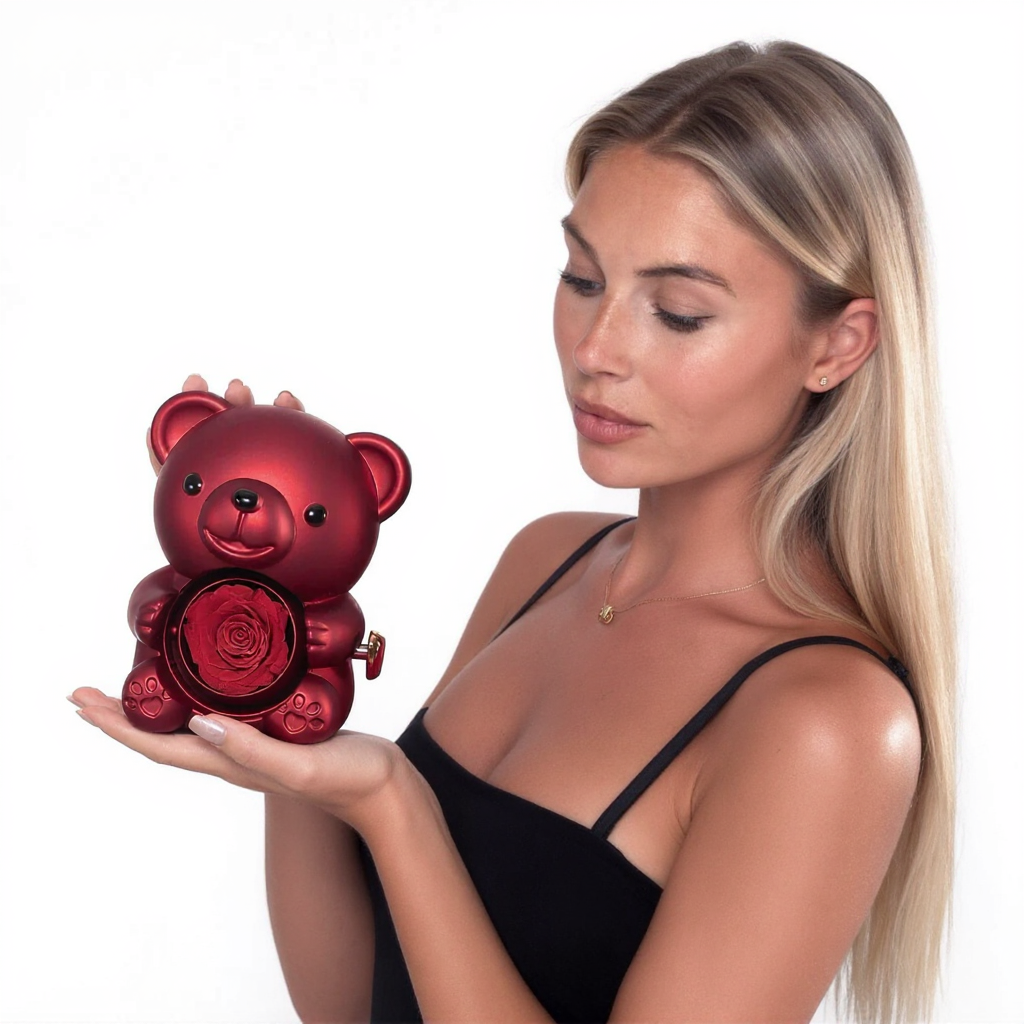 Eternal Bear & Personalized Necklace