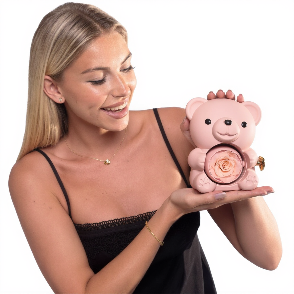 Eternal Bear & Personalized Necklace