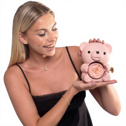 Eternal Bear & Personalized Necklace