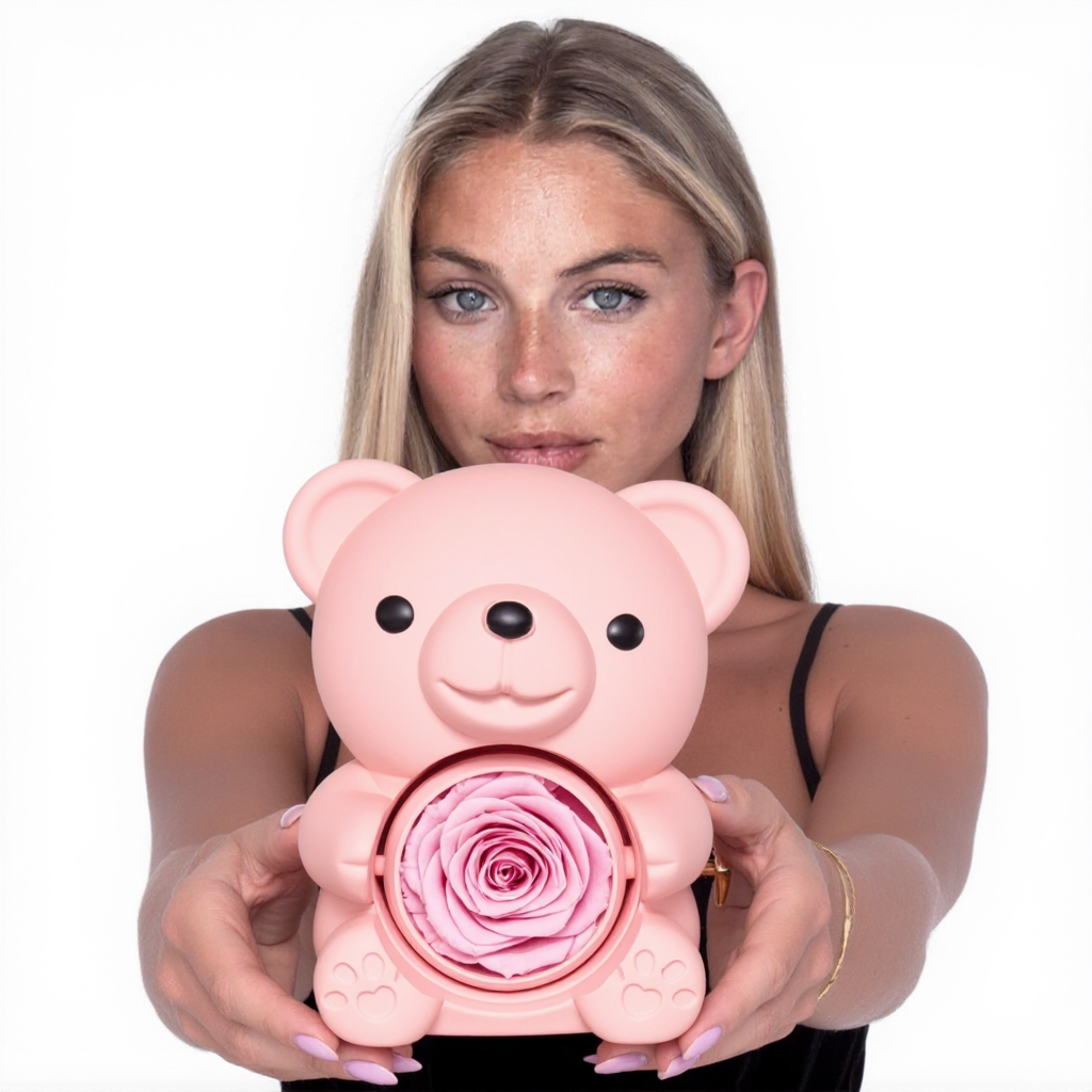 Eternal Bear & Personalized Necklace