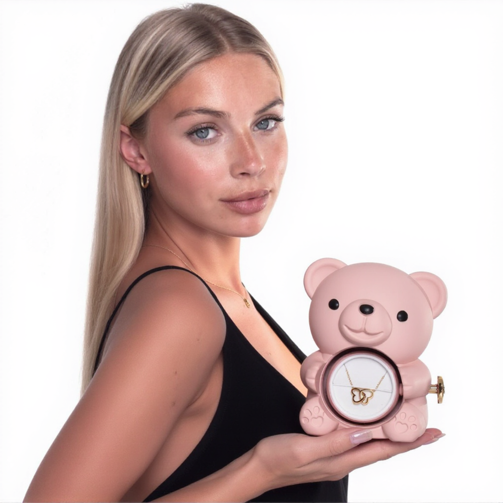 Eternal Bear & Personalized Necklace